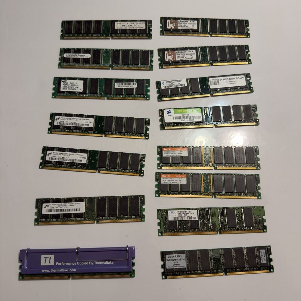 Lot Of 14 Ram Sticks